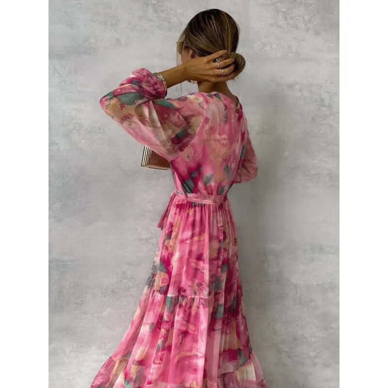 WW | Maxi Kleid Im Rosendesign