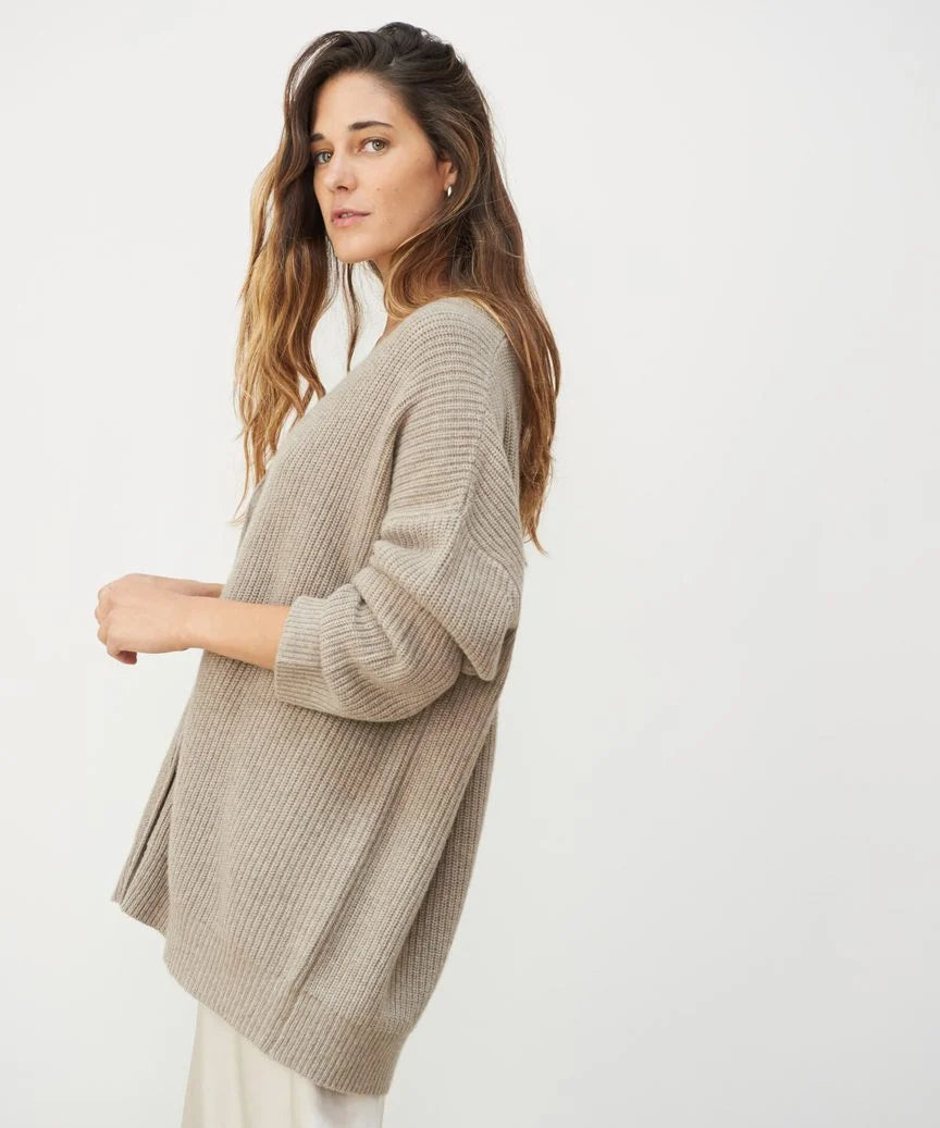 W&W Mode | Stilvolle Kaschmir-Strickjacke