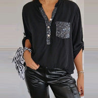 WW | Bluse mit Pailletten