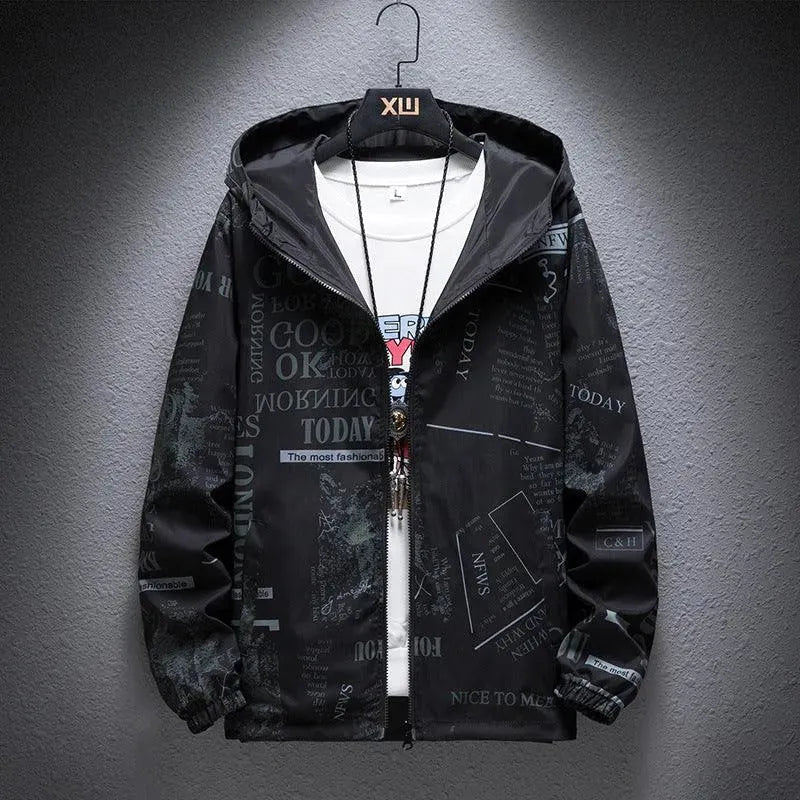 WW | Umkehrbare Herrenjacke mit Camouflage-Druck