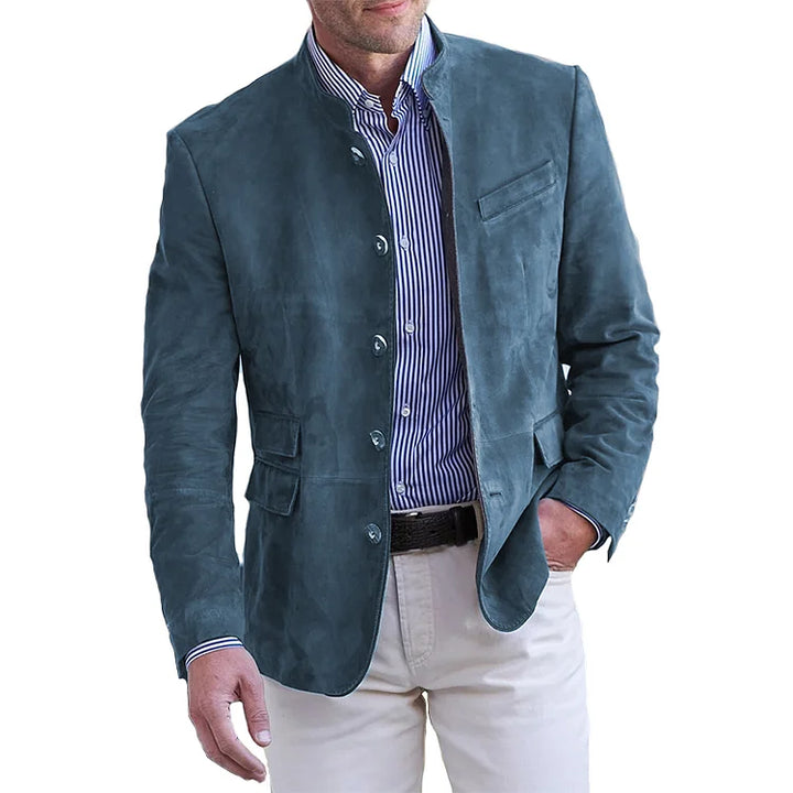 W&W Mode | Klassische, Einfarbige Weinlese Lässig Button Down Jacke Für Herren
