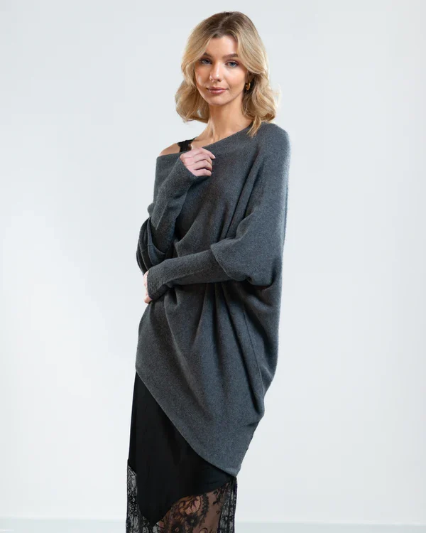 Mariemi™ - Asymmetrisch Drapierter Pullover