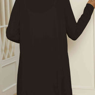 WW | V-Ausschnitt Knopf-Oben Langarm Cardigan