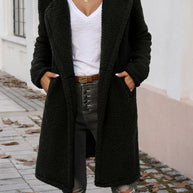 WW | Basic Teddy Jacke mit Kapuze Damen