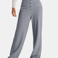 WW | Taille Weite Hose Mit Taschen Elegant Und Komfortabel