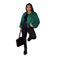 WW | Stilvolle Klassische Bomberjacke Mit Taschen Perfekt Für Jede Gelegenheit