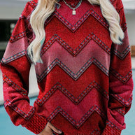 WW | GEOMETRISCHES KASCHMIR-SWEATSHIRT