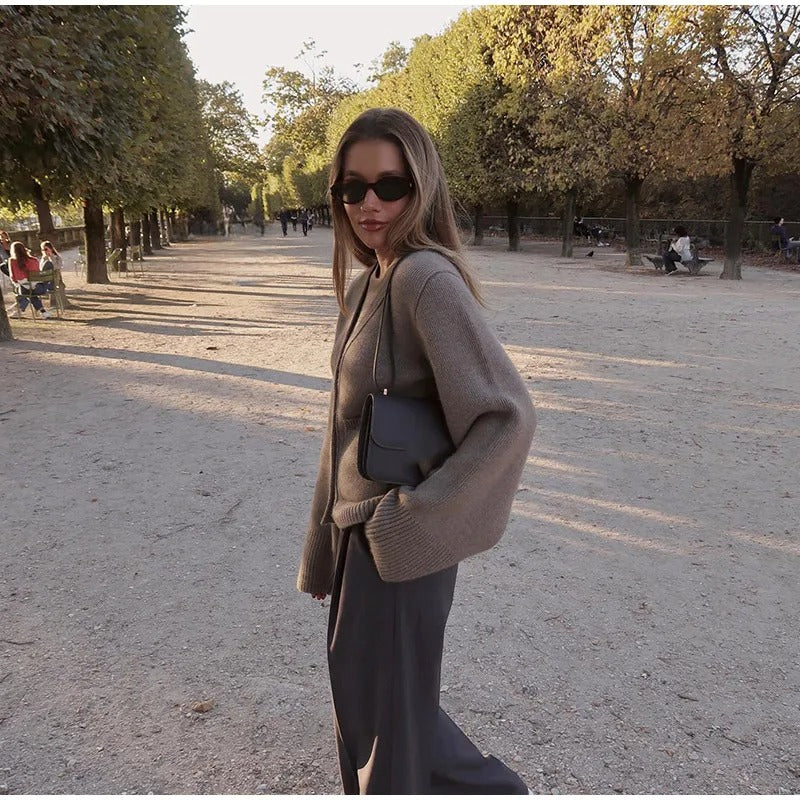 WW | Gestrickte Strickjacke