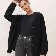 Kaschmir-Strickjacke