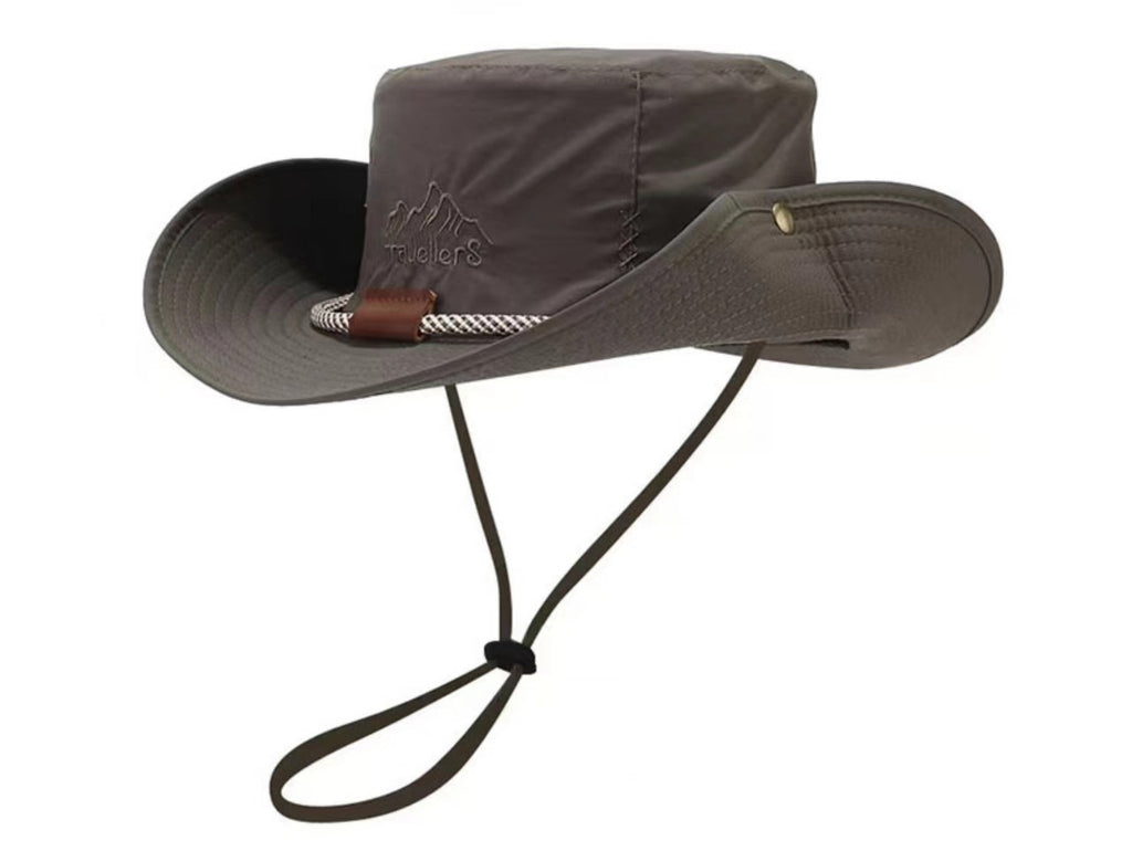 W&W | Angeln Bergsteigen Outdoor Camping Kordelzug Sonnenhut