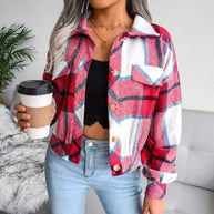 WW | Karierte Sommerjacke Für Damen