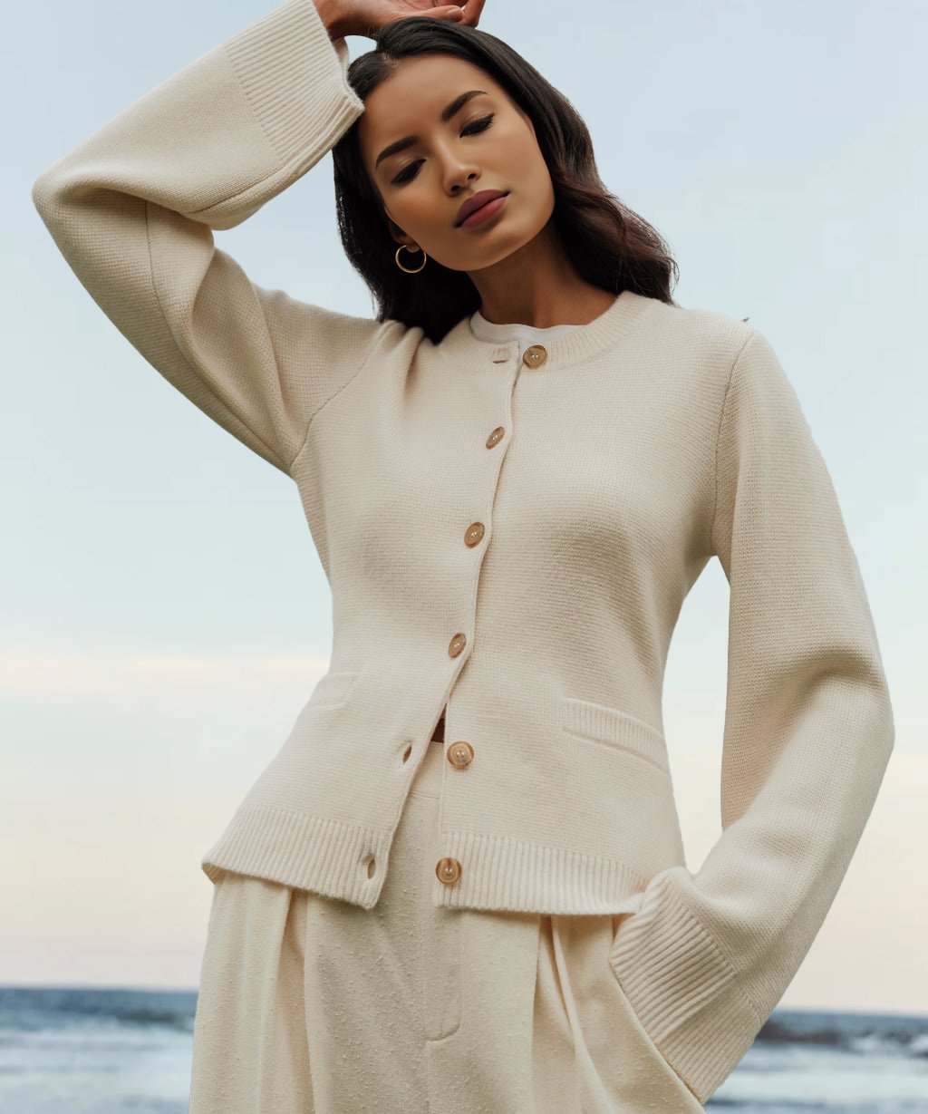 W&W Mode | Gestrickte Strickjacke