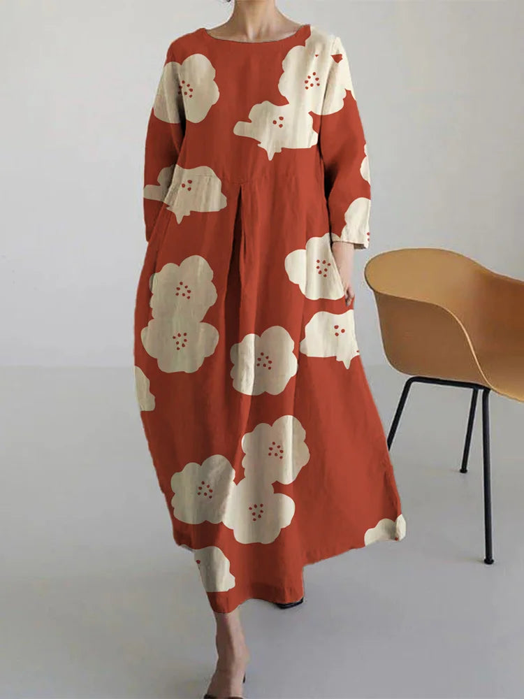 WW - Schlichtes Sommerkleid mit Blumenmuster