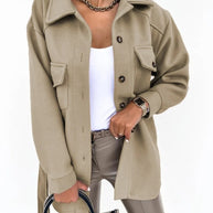 WW | Sommerjacke Leichtes Woll Langjacke