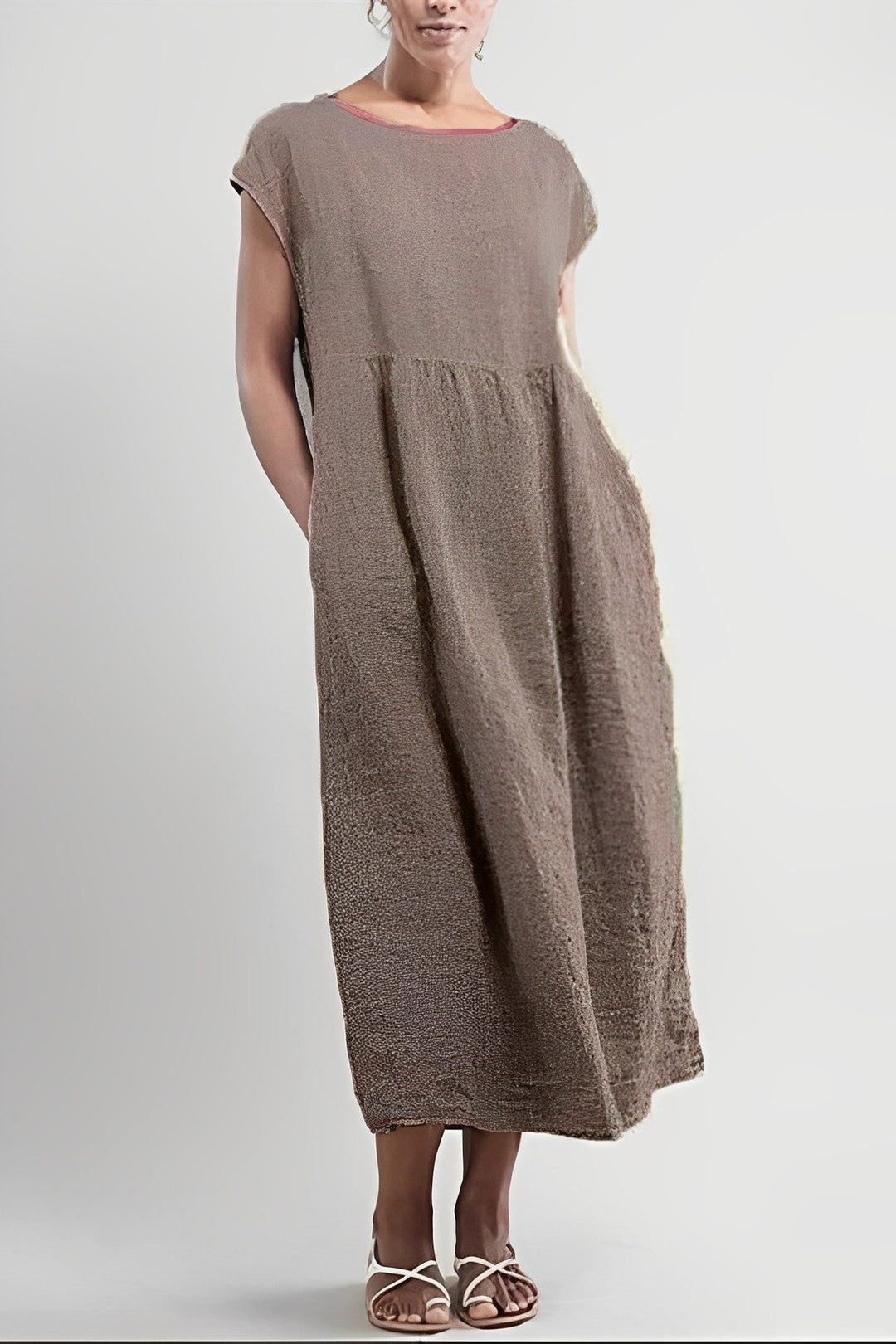 Damenkleid aus Baumwolle im eleganten Retrostil