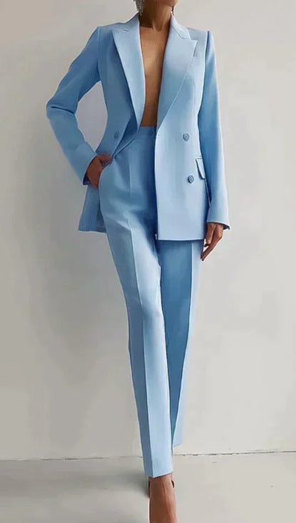 WW | Stilvolles Satz Bestehend Aus Edlem Blazer Und Eleganter Hose