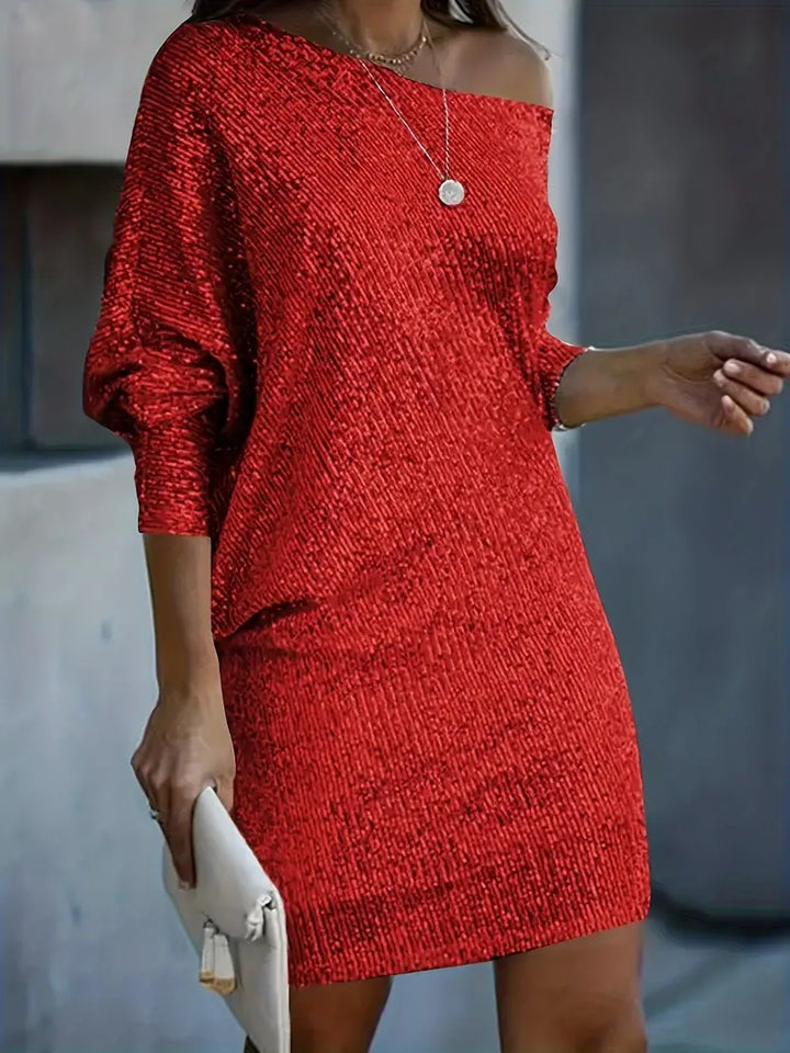 W&W Mode | Abendkleid Mit Kontrastierenden Pailletten
