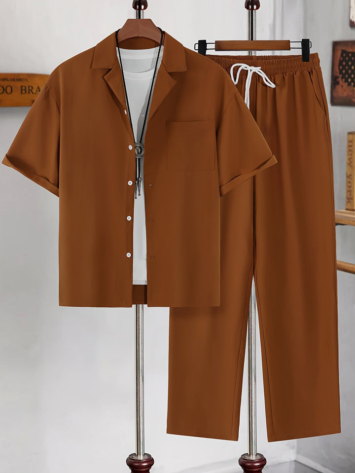 W&W Mode | Sommeroutfitsatz in Einfarbiger Farbe