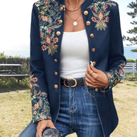 WW | Doppelreihige Blazer mit Druck