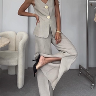 WW | Zweiteiliges Set mit Schlitzhose