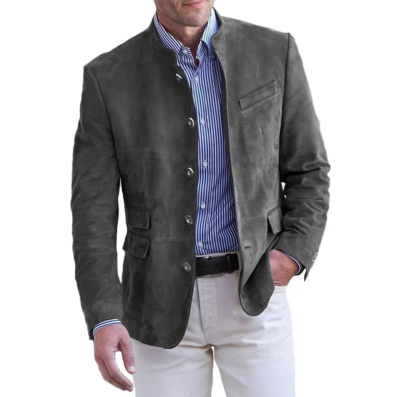 WW | Klassische Button Down Jacke Für Männer