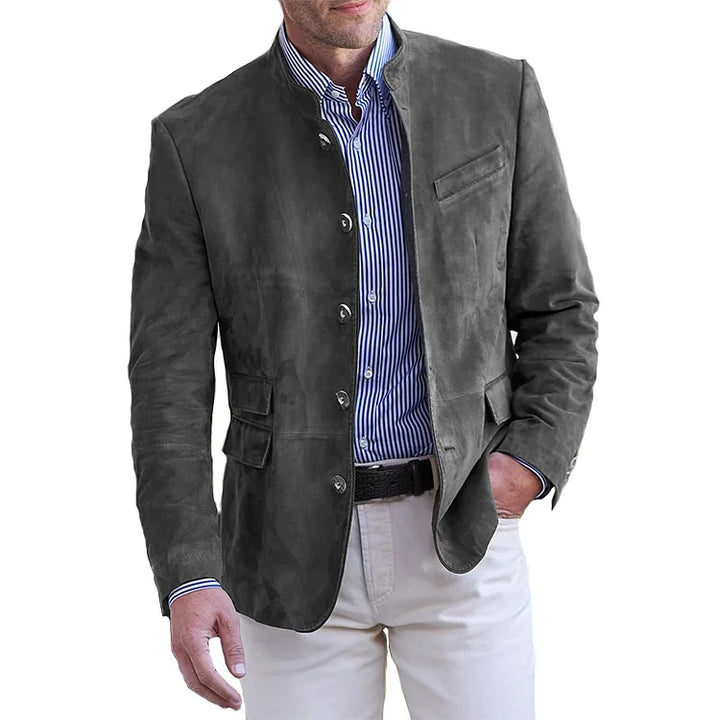 W&W Mode | Klassische, Einfarbige Weinlese Lässig Button Down Jacke Für Herren