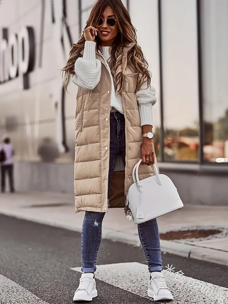 W&W Mode | Langer Bodywarmer Weste Für Damen
