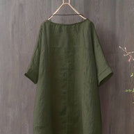 WW | Freizeitbluse mit Rundhalsausschnitt für Den Frühling