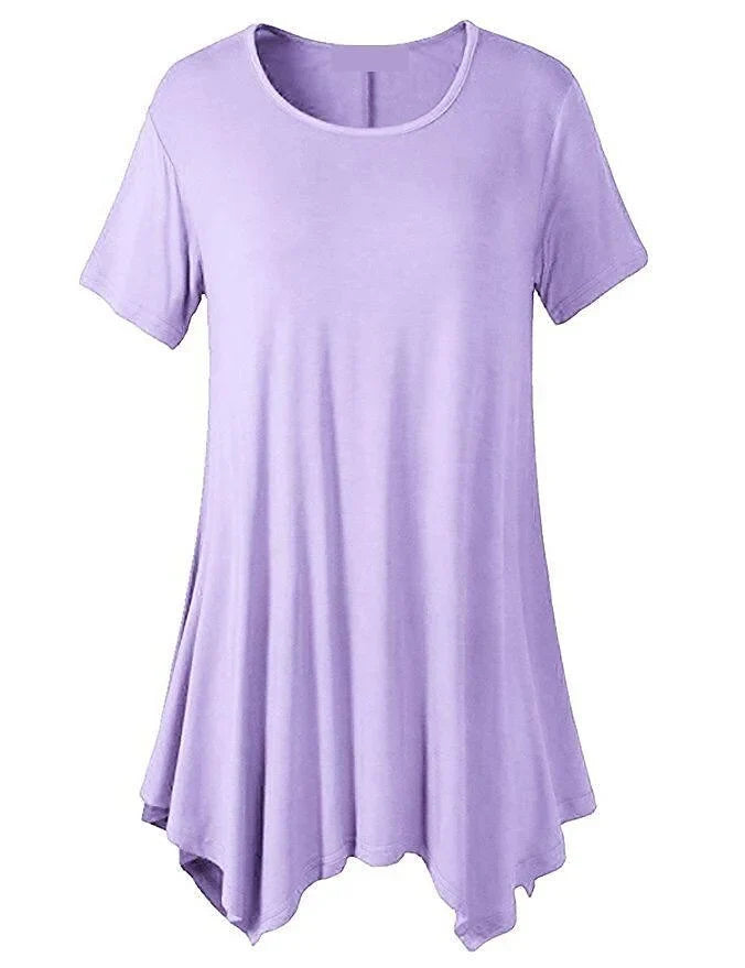 WW | Sommerliches Loose Fit T-shirt Mit Kurzen Ärmeln