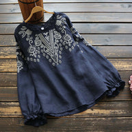 WW | Besticktes Rundhals-Shirt