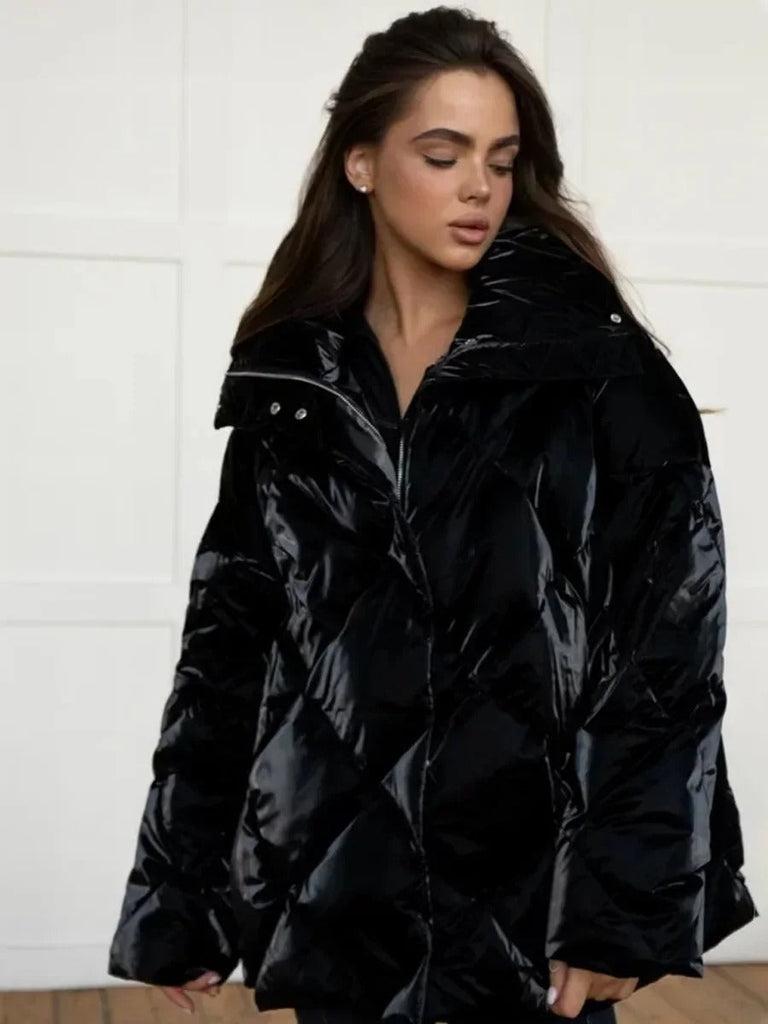WW | Oversized Puffer mit Reißverschluss