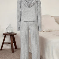 WW | Damen Freizeit Uni Farbener Kapuzenpullover und