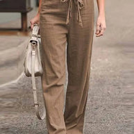 WW | Lässige Damen Leinenhose Für Stilvolle Leichtigkeit