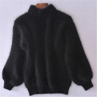 WW | Locker Gestrickter Damenpullover Einfarbige Farben