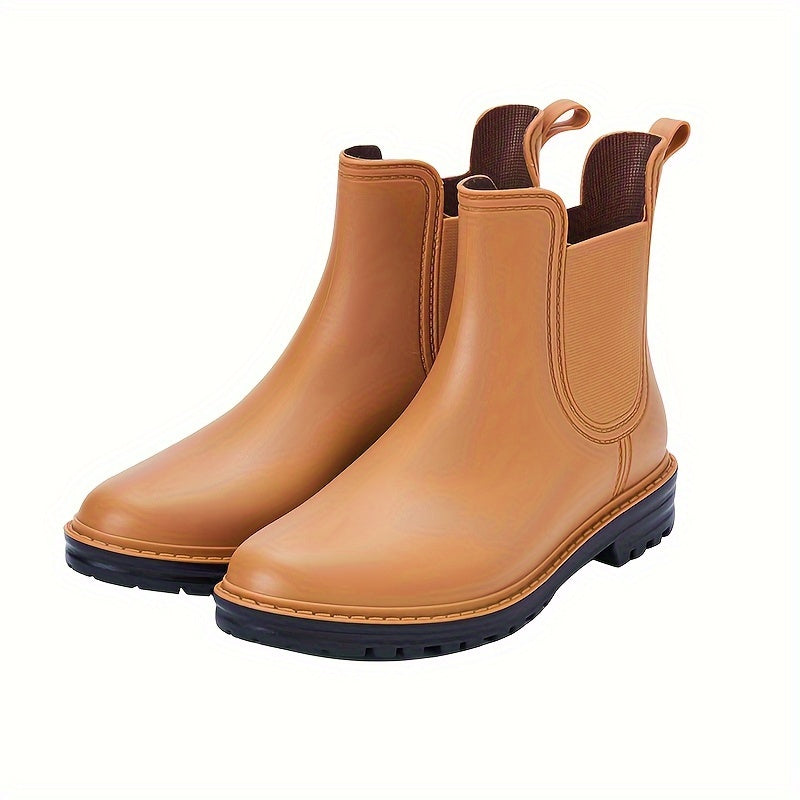 W&W Mode | Wasserdichte Damen Knöchelregenstiefel