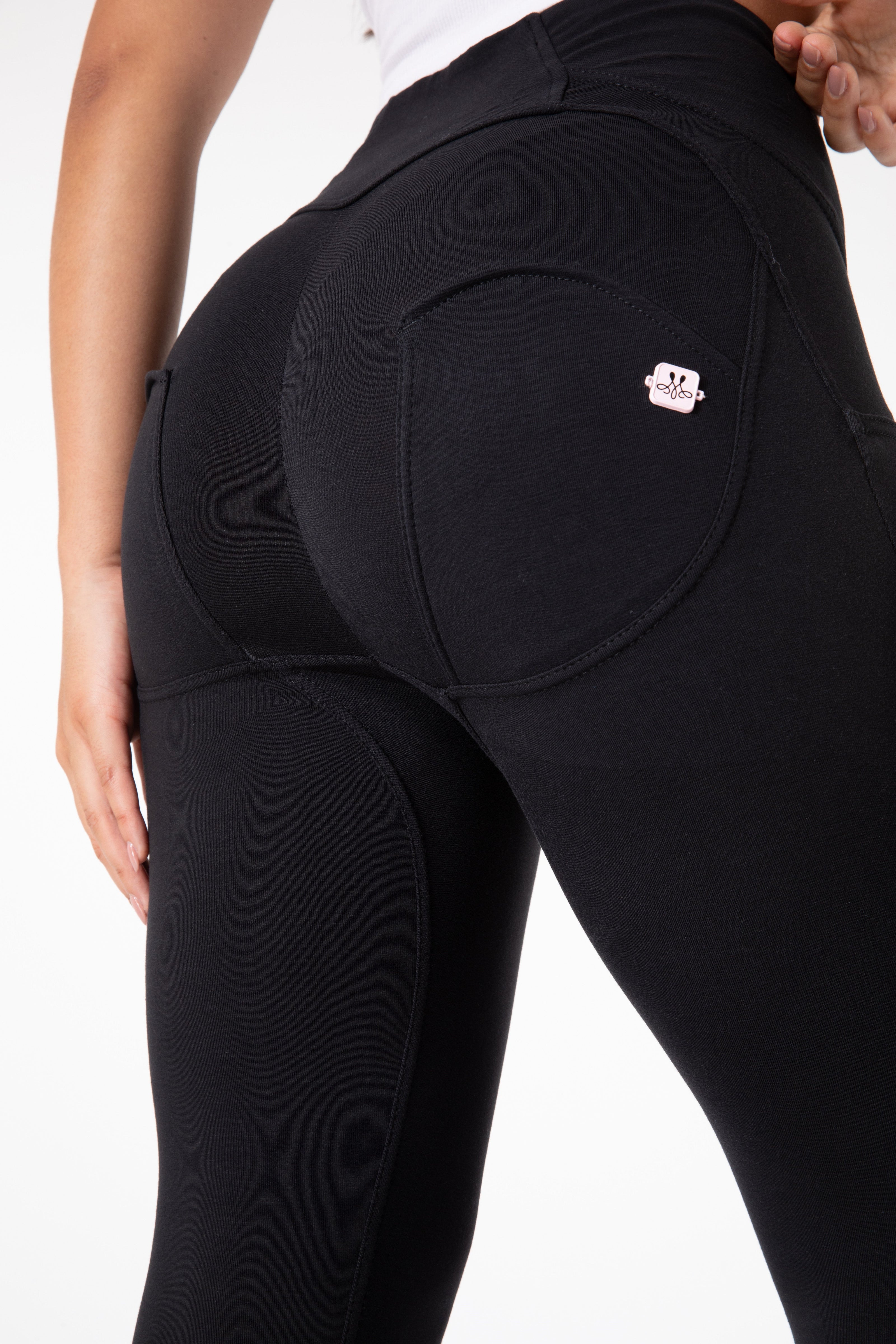 WW | Stramme Schwarze Leggings mit Hohem Bund