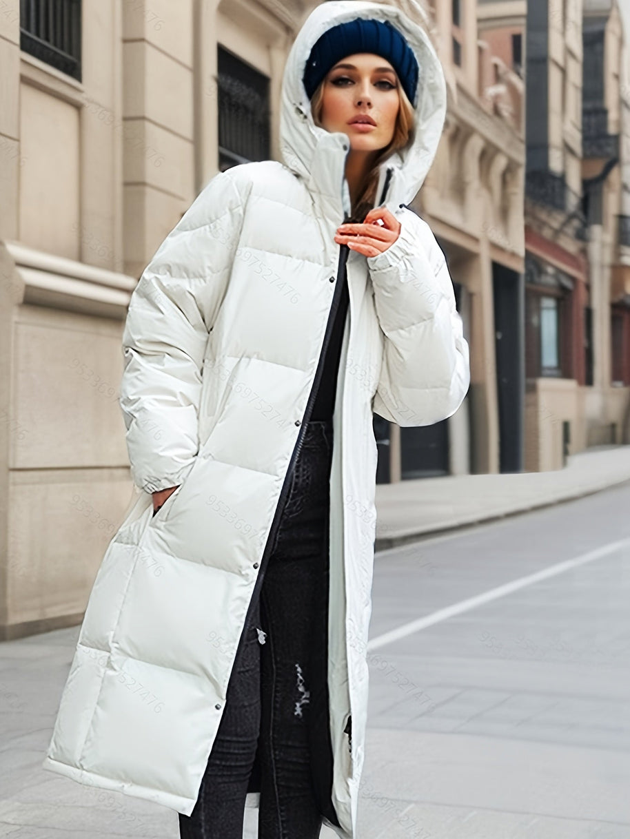 WW | Stilvoller langer Wintermantel Damen mit