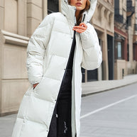 WW | Stilvoller langer Wintermantel Damen mit