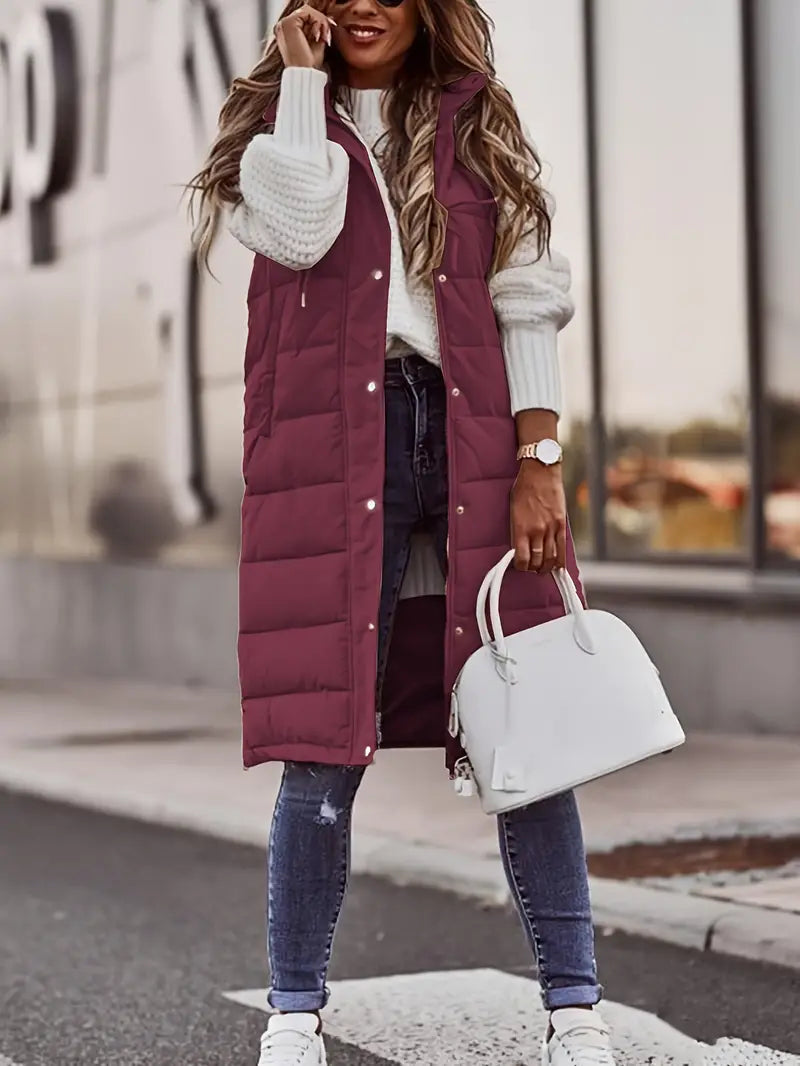 WW | Langer Bodywarmer Weste Für Damen