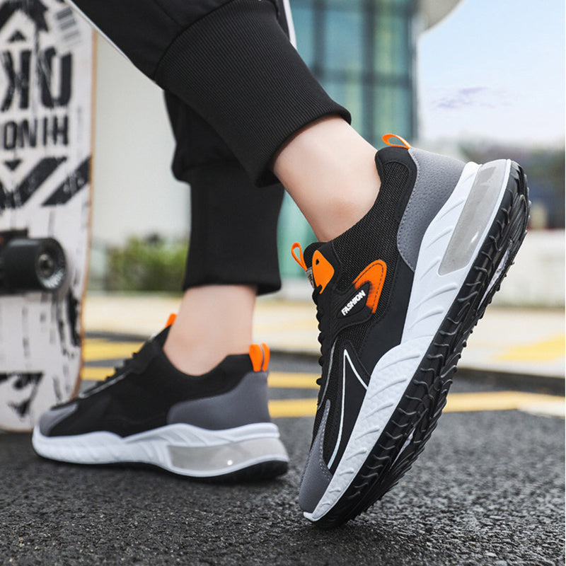 W&W Mode | Atmungsaktive Herren Sneaker Mit Farbakzent