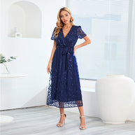 WW - Midikleid mit Pailletten