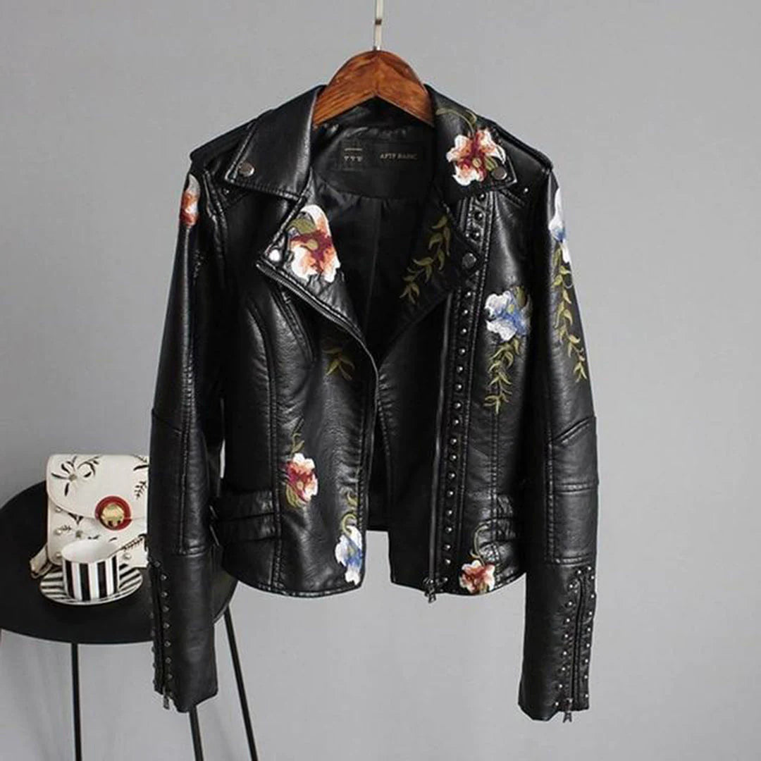 W&W Mode | Damenjacke mit Blumenmuster