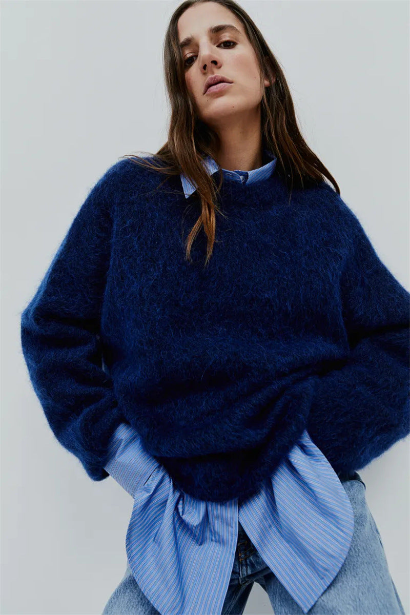 WW | aus Mohair - oversized Damenpullover
