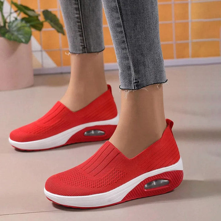 W&W Mode | Atmungsaktive Slip on Sneaker Mit Ergonomischer Sohle Für Damen