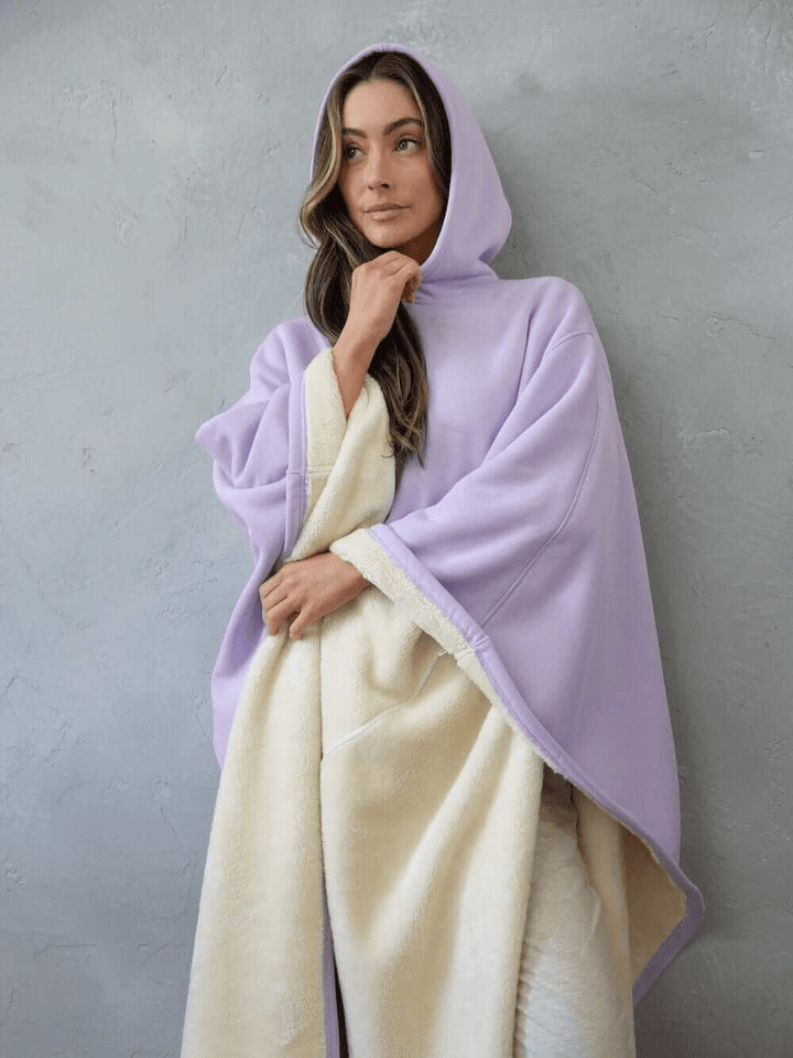 Oversize-Decken-Hoodie in Einheitsgröße