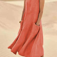 WW | Luftiges Sommerkleid mit Taschen