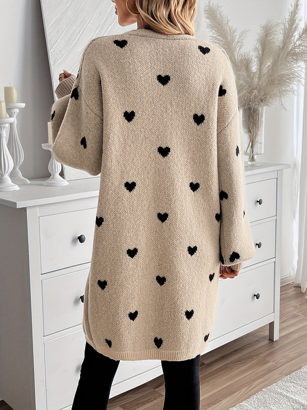 WW | Herz Strickjacke
