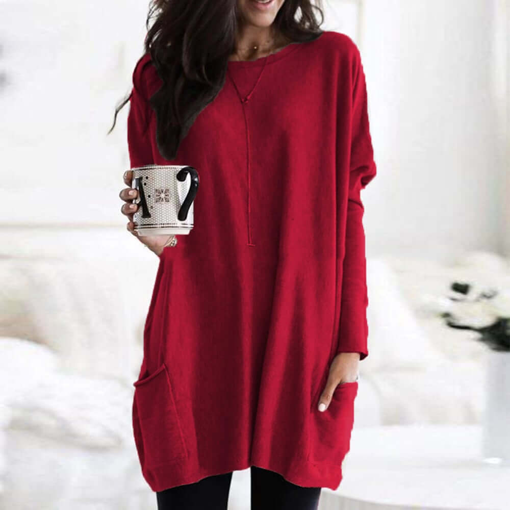 WW | Elegantes T-Shirt mit Tasche