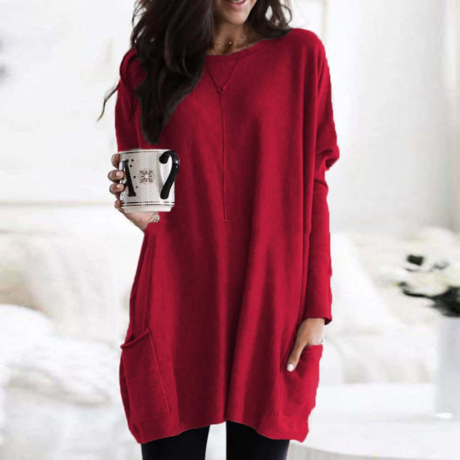 WW | Elegantes T-Shirt mit Tasche