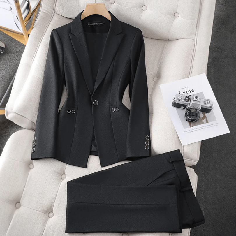 WW | Eleganter Damen Blazer Und Hosenanzug Lässiges & Bequemes Design